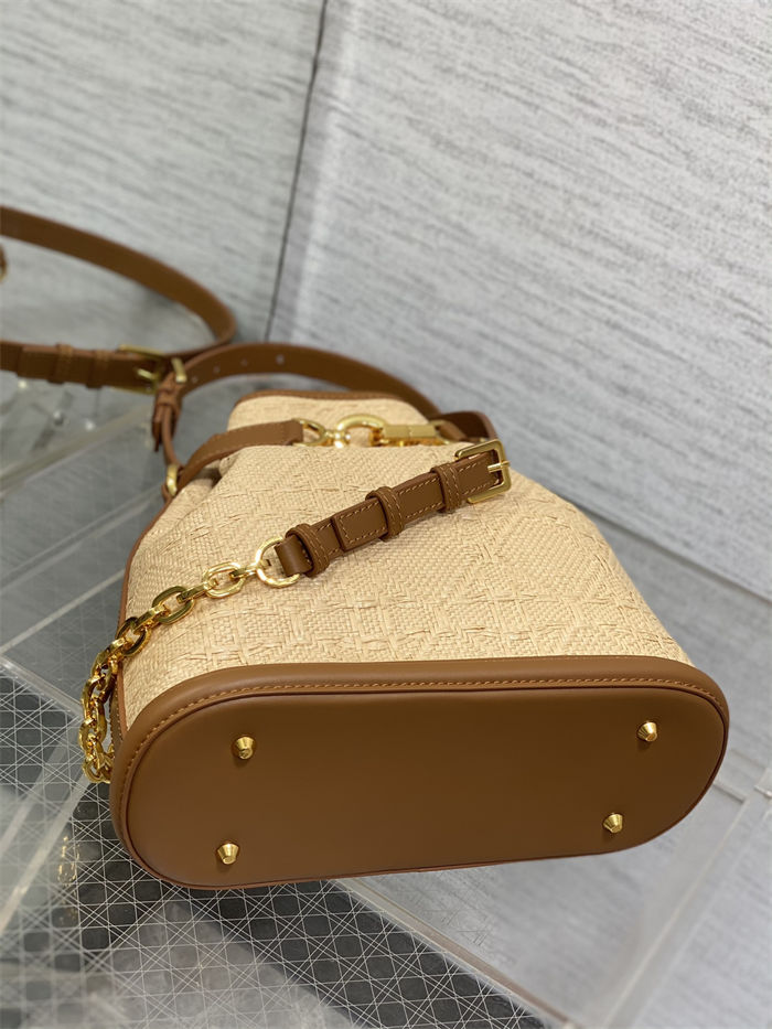 C'est Dior Bag Medium Raffia High