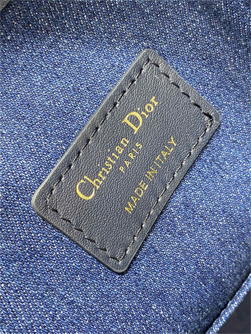 C'est Dior Bag Medium Dior Oblique Jacquard Blue Denim High