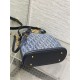 C'est Dior Bag Medium Dior Oblique Jacquard Blue Denim High