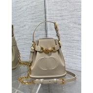 C'est Dior Bag Small CD-Embossed Calfskin Beige High