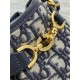 C'est Dior Bag Small Dior Oblique Jacquard Blue High