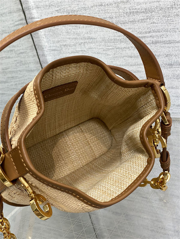 C'est Dior Bag Small Raffia High