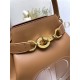 C'est Dior Bag Medium CD-Embossed Calfskin Golden Saddle High