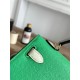 Hermes Kelly Mini II Bag Epsom Leather WAX-Bicolor Vert Comics/Craie High