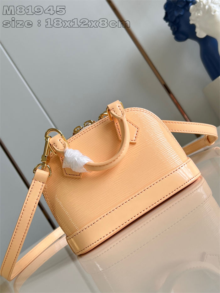 Louis Vuitton Nano Alma Epi Leather M81945 Beige High