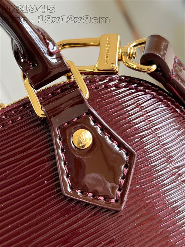 Louis Vuitton Nano Alma Epi Leather M81945 Burgundy High