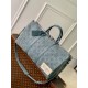 Louis Vuitton Keepall Bandoulière 50 Monogram Washed Denim coated canvas M22532 High