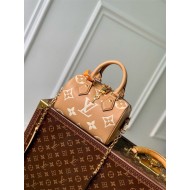 Louis Vuitton SPEEDY BANDOULIÈRE 20 Embossed grained cowhide leather M12713 High