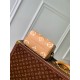 Louis Vuitton SPEEDY BANDOULIÈRE 20 Embossed grained cowhide leather M12713 High