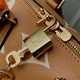 Louis Vuitton SPEEDY BANDOULIÈRE 20 Embossed grained cowhide leather M12713 High