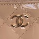 Chanel VANITY WITH CHAIN AP2199 Patent Calfskin Gold-Tone Metal Pink High