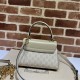 Gucci Horsebit 1955 top handle bag 703848 Leather Beige high