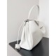 WOMEN'S RODEO LARGE HANDBAG smooth calfskin White High