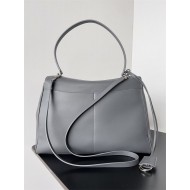 WOMEN'S RODEO LARGE HANDBAG smooth calfskin Grey High