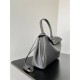 WOMEN'S RODEO SMALL HANDBAG smooth calfskin Grey High