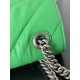 WOMEN'S CRUSH SMALL CHAIN BAG QUILTED crushed calfskin Green High