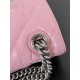 WOMEN'S CRUSH SMALL CHAIN BAG QUILTED crushed calfskin Pink High