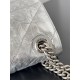 WOMEN'S CRUSH SMALL CHAIN BAG QUILTED crushed calfskin Silver High