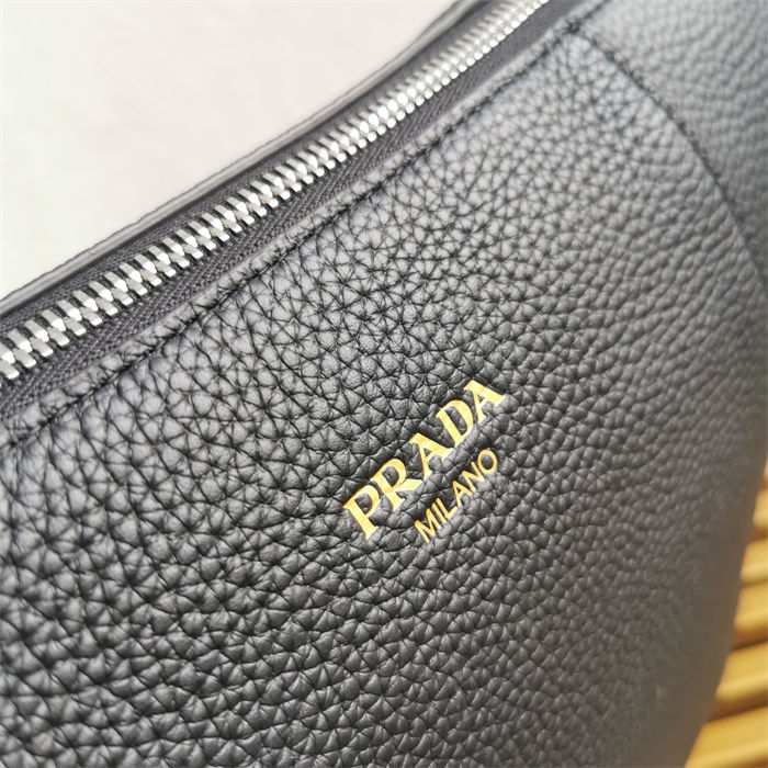 Prada Leather shoulder bag 2VH178 Black High