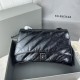 WOMEN'S CRUSH MEDIUM CHAIN BAG QUILTED crushed calfskin Black-Black High