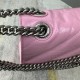 WOMEN'S CRUSH MEDIUM CHAIN BAG QUILTED crushed calfskin Pink High