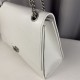 WOMEN'S CRUSH MEDIUM CHAIN BAG crushed calfskin White High