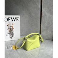 Mini Puzzle bag in classic calfskin Meadow Green High