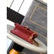 Chanel MINI FLAP BAG AS5218 Grained Shiny Calfskin & Gold-Tone Metal Burgundy High