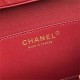 Chanel BOX BAG AS5168 Lambskin & Gold Metal Burgundy High