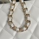 Chanel BOX BAG AS5168 Lambskin & Gold Metal White High