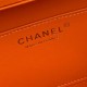 Chanel BOX BAG AS5168 Lambskin & Gold Metal Orange High