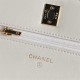 Chanel WALLET ON CHAIN AP4282 Shiny Lambskin, Imitation Pearls & Gold-Tone Metal White High