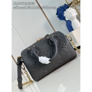 Louis Vuitton SPEEDY BANDOULIÈRE 20 Embossed grained cowhide leather M58953 Pewter High