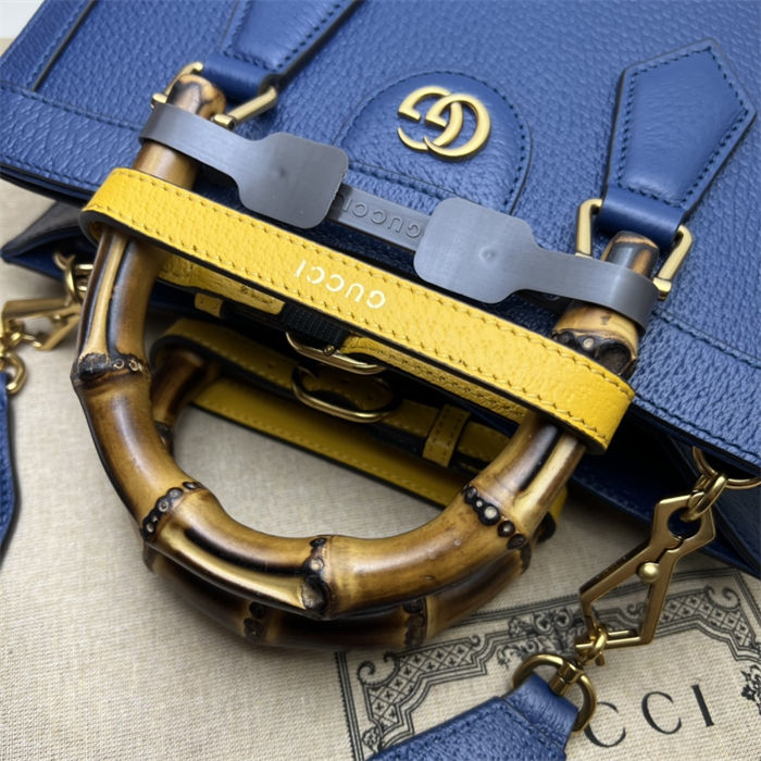 Gucci Diana small tote bag 702721 Blue High