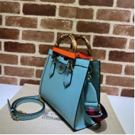 Gucci Diana small tote bag 702721 Sky Blue High