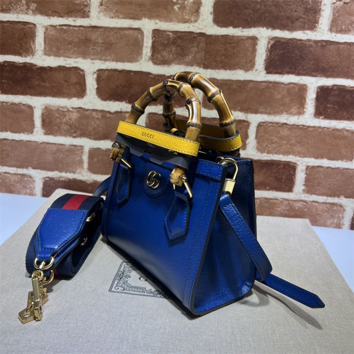 Gucci Diana mini tote bag 702732 Blue High