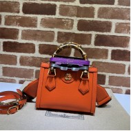 Gucci Diana mini tote bag 702732 Orange High