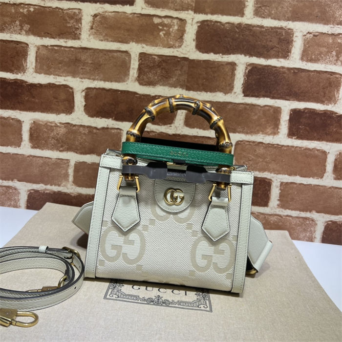 Gucci Diana mini tote bag 702732 Jumbo GG High