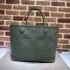 OPHIDIA LARGE TOTE BAG 726755 jumbo GG leather Green High