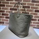 OPHIDIA LARGE TOTE BAG 726755 jumbo GG leather Grey High