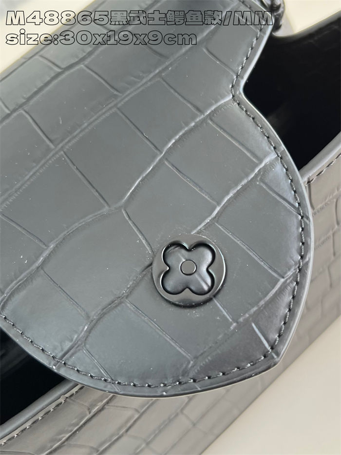 Louis Vuitton Capucines East-West MM Crocodile M48865 High