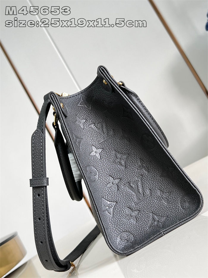 Louis Vuitton ONTHEGO PM Monogram Empreinte Pewter M45653 High