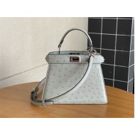 PEEKABOO ISEEU PETITE ostrich leather bag High