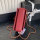 Chanel MINI FLAP BAG WITH TOP HANDLE AS5165 Grained Calfskin Burgundy High