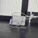 Chanel MINI FLAP BAG WITH TOP HANDLE AS5165 Grained Calfskin Grey High