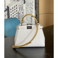 PEEKABOO MINI ostrich leather bag High