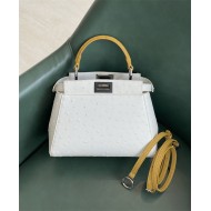 PEEKABOO MINI ostrich leather bag High