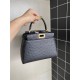 PEEKABOO MINI ostrich leather bag High