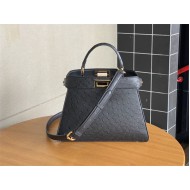 PEEKABOO SMALL ostrich leather bag High