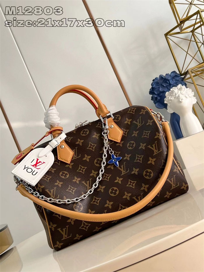 Louis Vuitton Speedy Soft 30 Crafty Monogram Coated canvas M12803 High